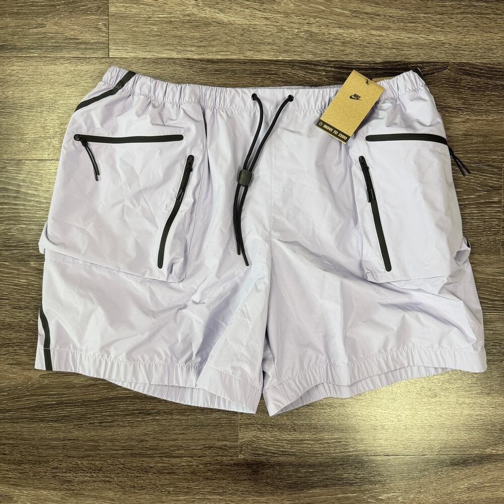 Nike Tech Super Lightweight Cargo Shorts Men's 2XL HJ2946-515 Purple NWT XXL